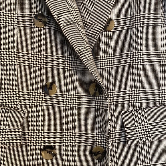 Houndstooth plaid Zara blazer - Picture 2 of 4